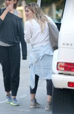 HILARY DUFF Out and About in Los Angeles 2012