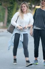 HILARY DUFF Out and About in Los Angeles 2012