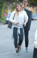 HILARY DUFF Out and About in Los Angeles 2012