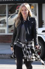 HILARY DUFF Out for Shopping in Toluca Lake