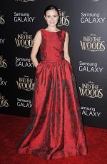 ITALIA RICCI at Into the Woods Premiere in New York