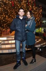 JAMIE CHUNG at Tree Lighting Spectacular in New York