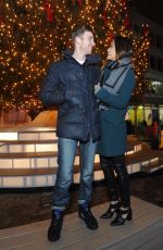 JAMIE CHUNG at Tree Lighting Spectacular in New York