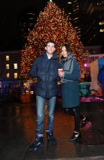 JAMIE CHUNG at Tree Lighting Spectacular in New York