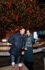 JAMIE CHUNG at Tree Lighting Spectacular in New York