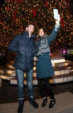 JAMIE CHUNG at Tree Lighting Spectacular in New York