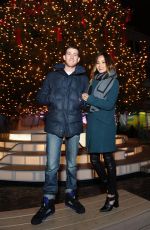 JAMIE CHUNG at Tree Lighting Spectacular in New York