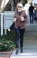 JENNA ELFMAN Leaves Cafe Alfred in Los Angeles