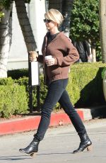 JENNA ELFMAN Leaves Cafe Alfred in Los Angeles