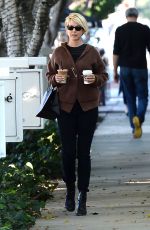 JENNA ELFMAN Leaves Cafe Alfred in Los Angeles