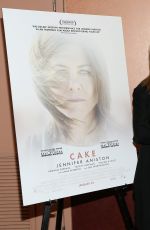 JENNIFER ANISTON at Cake Special Screening in New York