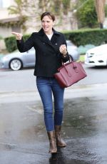 JENNIFER GARNER Arrives at Tavern Restaurant in Brentwood 1612