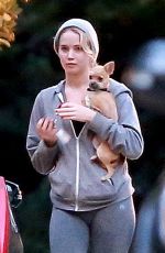 JENNIFER LAWRENCE Heading to a Friend
