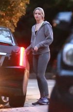 JENNIFER LAWRENCE Heading to a Friend