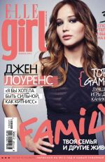 JENNIFER LAWRENCE in Elle Girl Magazine, Russia January 2015 Issue