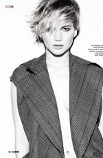 JENNIFER LAWRENCE in Glamour Magazin, Germany December 2014 Issue