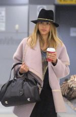 JESSICA ALBA Arrives at JFK Airport in New York 0912