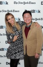 JESSICA ALBA at The New York Times Dealbook Conference in New York