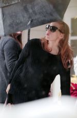 JESSICA CHASTAIN Arrives at Los Angeles International Airport 0212