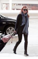 JESSICA CHASTAIN Arrives at Los Angeles International Airport 0212