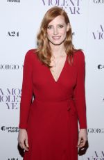 JESSICA CHASTAIN at A Most Violent Year Premiere in New York
