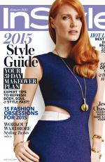 JESSICA CHASTAIN in Instyle Magazine, January 2015 Issue