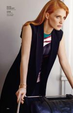 JESSICA CHASTAIN in Instyle Magazine, January 2015 Issue