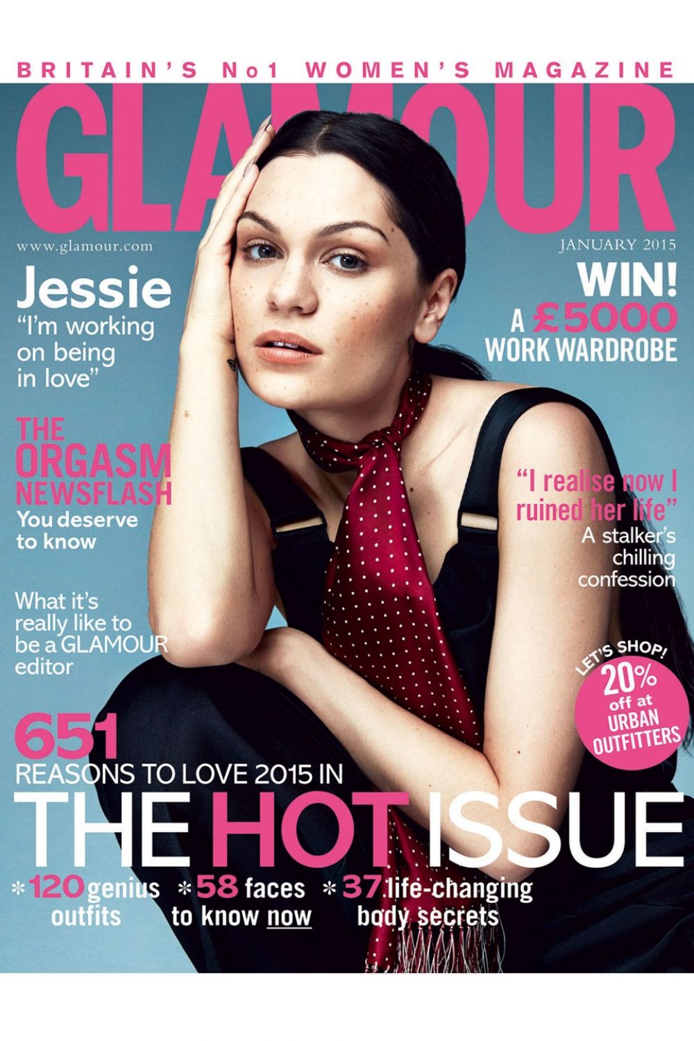 JESSIE J in Glamour Magazine, January 2015 Issue – HawtCelebs
