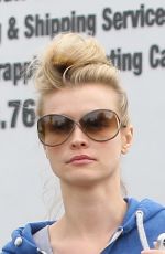 JOANNA KRUPA in a Tracksuit Out in Lis Angeles