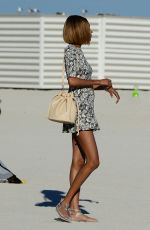 JOURDAN DUNN at a Photoshoot on the Beach in Miami
