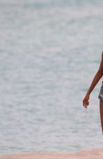 JOURDAN DUNN in Bikini on the Beach in Miami