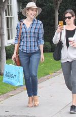 JULIANNE HOUGH Out Shopping at Kitson in West Hollywood