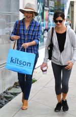 JULIANNE HOUGH Out Shopping at Kitson in West Hollywood