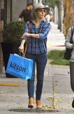 JULIANNE HOUGH Out Shopping at Kitson in West Hollywood