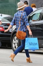 JULIANNE HOUGH Out Shopping at Kitson in West Hollywood