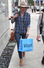 JULIANNE HOUGH Out Shopping at Kitson in West Hollywood