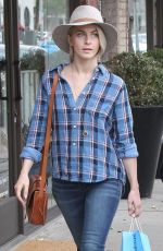 JULIANNE HOUGH Out Shopping at Kitson in West Hollywood