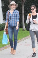 JULIANNE HOUGH Out Shopping at Kitson in West Hollywood