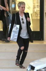 KALEY CUOCO Out for Christmas Shopping at Barneys