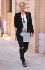 KALEY CUOCO Out for Christmas Shopping at Barneys
