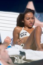 KARREUCHE TRAN in Bikini on the Beach in Miami