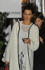 KATE BECKINSALE Leaves Brentwood Country Mart