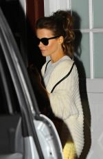 KATE BECKINSALE Leaves Brentwood Country Mart