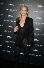 KATE MOSS at Longchamp Elysees Light On Party Photocall in Paris