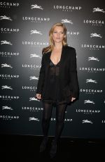 KATE MOSS at Longchamp Elysees Light On Party Photocall in Paris