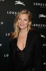 KATE MOSS at Longchamp Elysees Light On Party Photocall in Paris