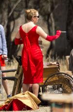 KATE WINSLET on the Set of The Dressmaker in Australia