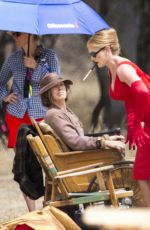 KATE WINSLET on the Set of The Dressmaker in Australia