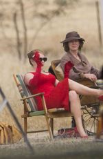 KATE WINSLET on the Set of The Dressmaker in Australia