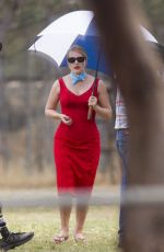 KATE WINSLET on the Set of The Dressmaker in Australia